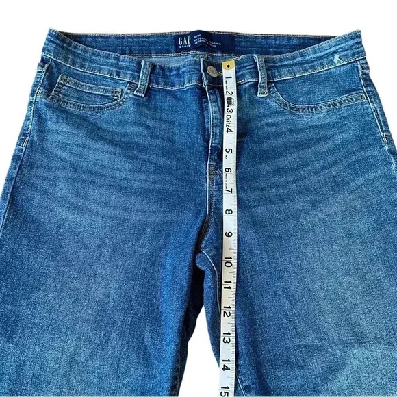 NWOT, GAP, Mid Rise Favorite Ankle Jeggings, Size 30, Dark Indigo Blue - Picture 9 of 11
